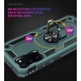 thumbnail image 4 of S20 Case, for Galaxy S20 5G Phone Case Samsung S20 Case [ Military Grade ] Shock-Absorption Bumper Cover Anti-Scratch Case with Ring Car Mount Kickstand for Samsung Galaxy S20/S20 5G - Teal, 4 of 11
