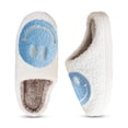 thumbnail image 3 of Zapatillas Coundymer Smile Face, retro, de felpa suave para mujer, 3 of 7