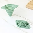 thumbnail image 5 of VMWMSSR Silicone Collapsible Kitchen Funnel For Water Beer Oil Filling Bottles, Flexible Foldable Mini Small Scoop Funnel, Hangable Durable Kitchen Gadgets Accessories Green-12x8cm, 5 of 8