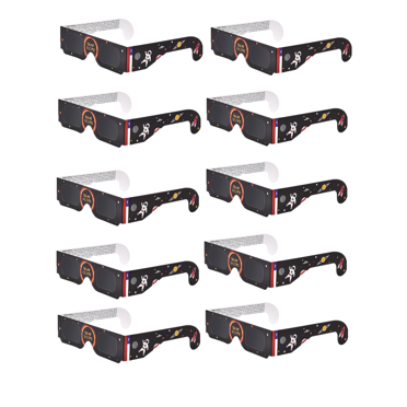 BGFIIPAJG Eclipsers Solar Eclipse Glasses, 10 Piece