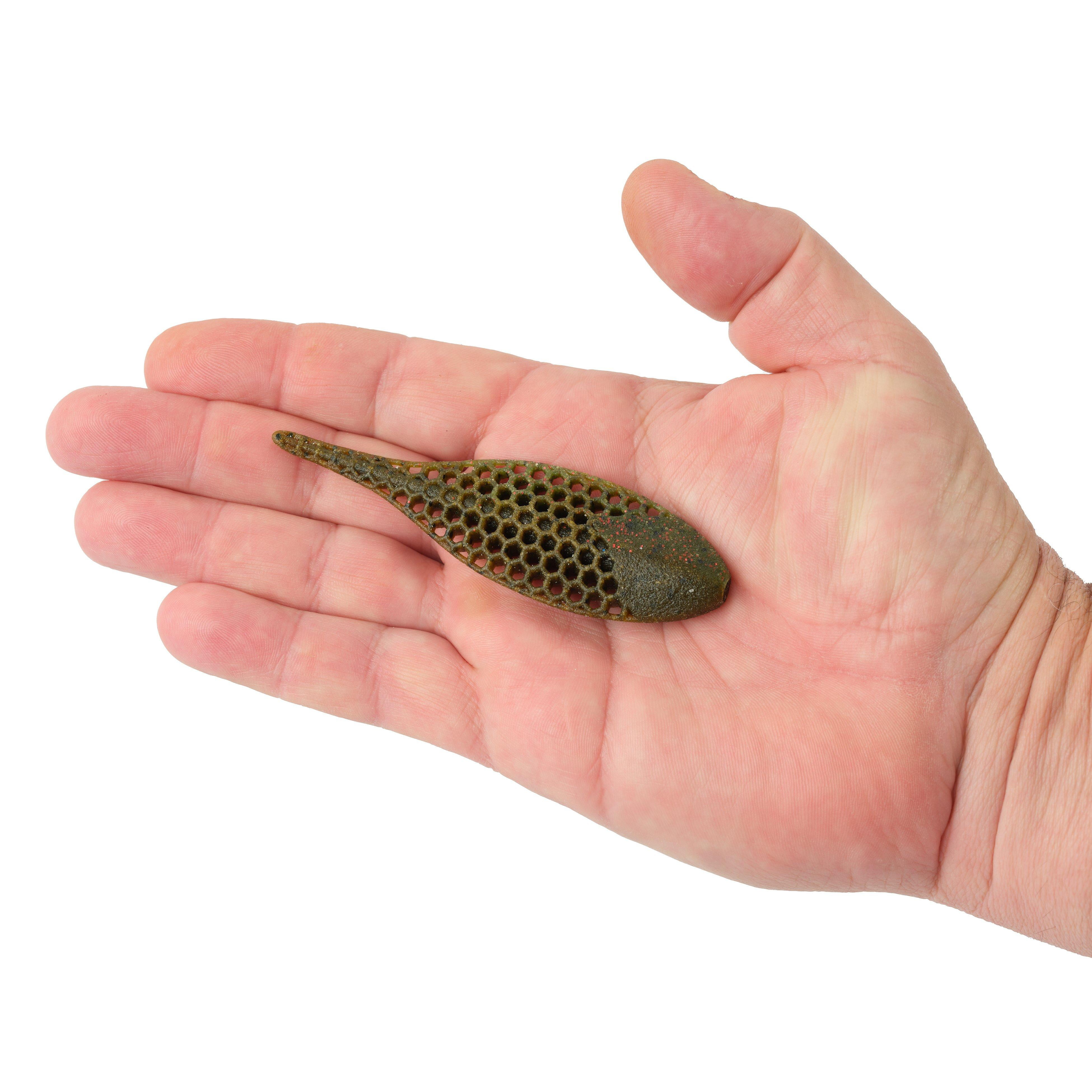 Berkley PowerBait® MaxScent Flux-Gill, 3.5 in, Green Pumpkin Watermelon Red