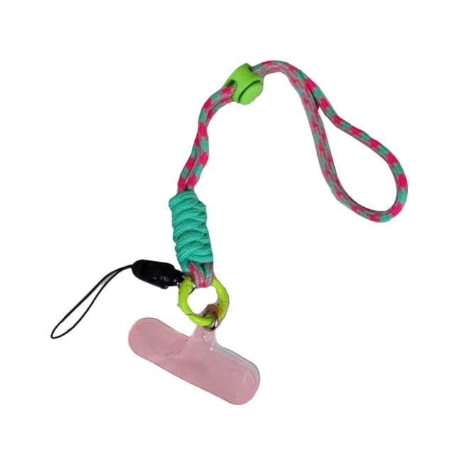 Maoww Mobile Phone Lanyard Adjustable Reusable Neck Hanging Rope with Hook Microfiber Safety Straps Accessory Picnic Running Type 9