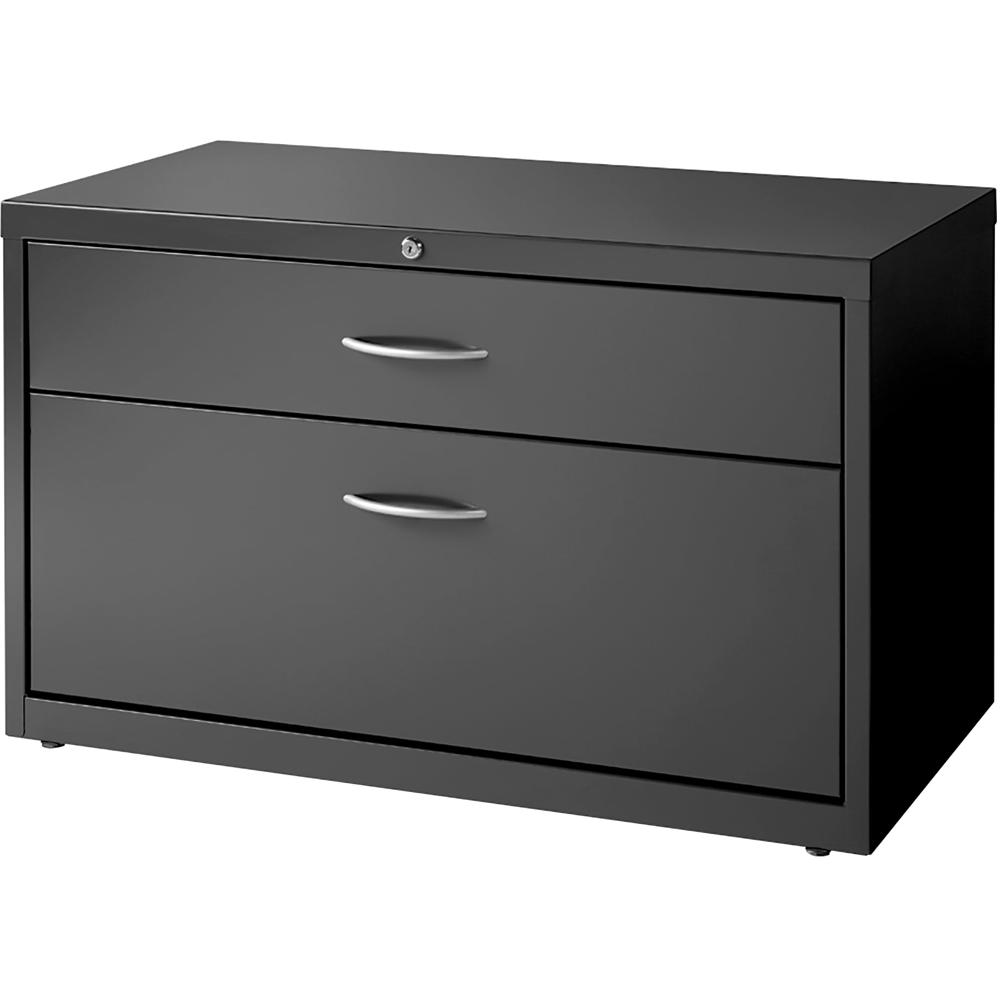 Lorell, LLR60937, 2drawer Lateral Credenza, 1 Each, Charcoal