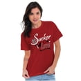 thumbnail image 3 of Sucker For Love Funny Valentines Day Women's Graphic T Shirt Tees Brisco Brands X, 3 of 6