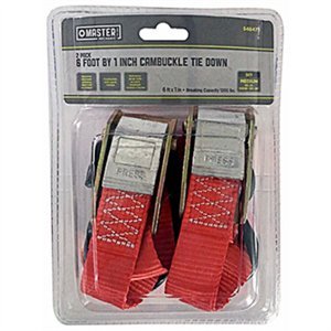 2-Pack 1-Pouce x 6-Pi. Cycle/ATV Came Boucle Tie-Downs -MM38