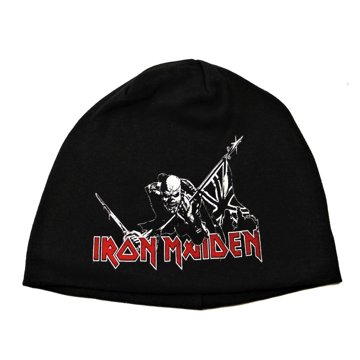 Iron Maiden Eddie the Trooper Jersey Knit Beanie Metal-Head Apparel ...