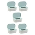 thumbnail image 3 of relayinert Stylish Desktop Countertop Mask Dispenser Storage Box with Lid Spacious Holder Plastic Baby Blue 21x14x7.8cm 5Set, 3 of 6