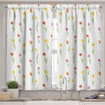 thumbnail image 2 of Ambesonne Colorful Valance & Curtain, Country Tulips, 55"x45", Multicolor, 2 of 6