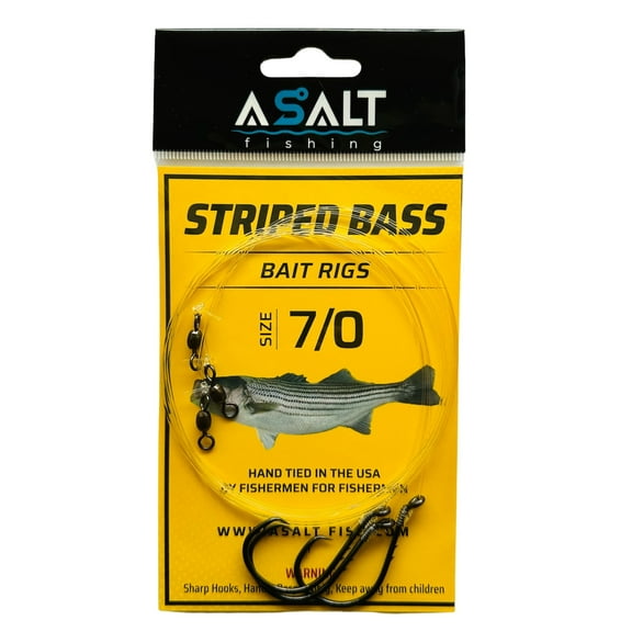 Asalt Fishing 7/0 Striped Bass Bait Rigs