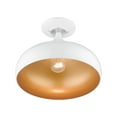 thumbnail image 5 of Livex Lighting - Amador - 1 Light Semi-Flush Mount In Transitional Style-9, 5 of 8