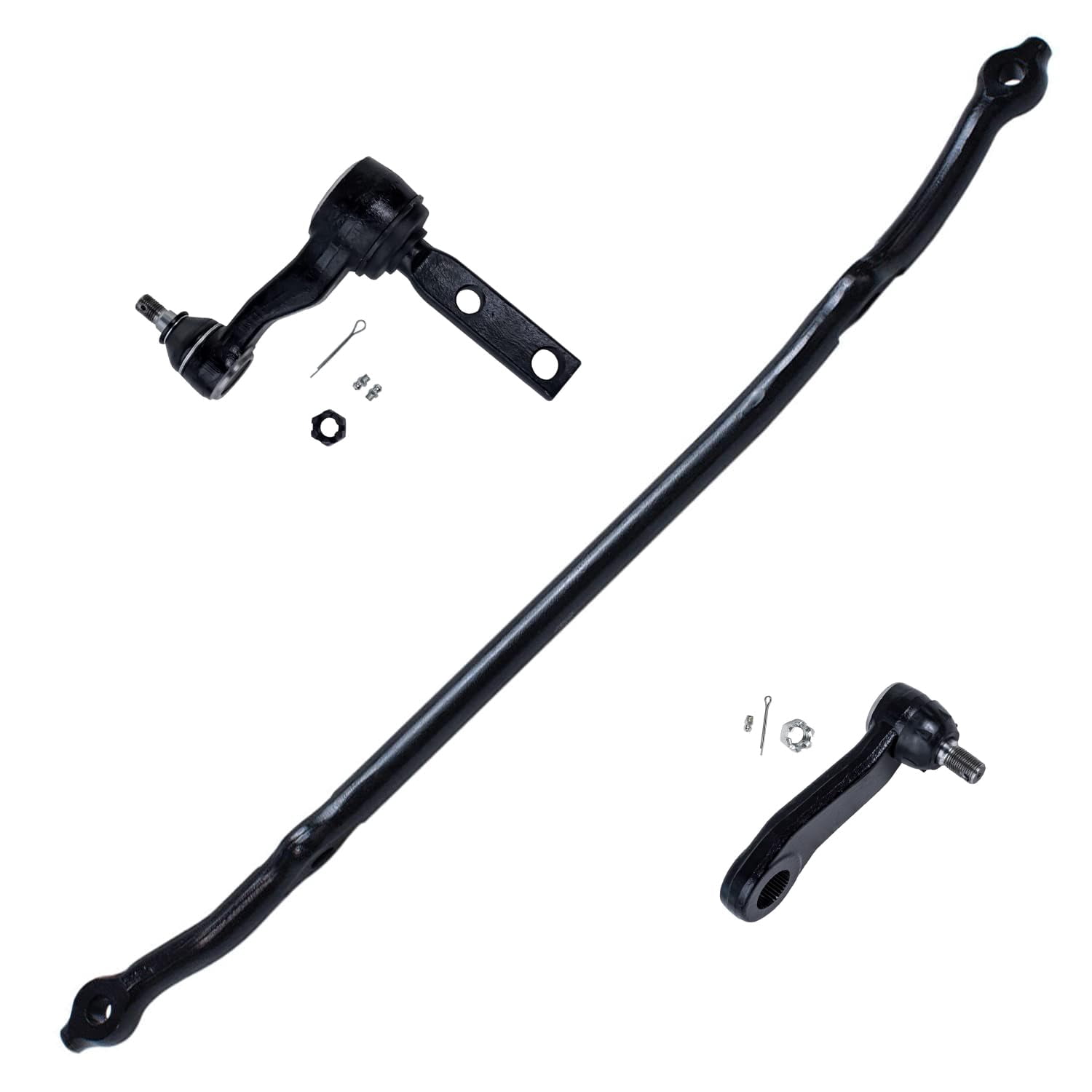 Detroit Axle - 15pc Suspension Kit for 4WD Ford F-150 Expedition F-250 Lincoln Navigator, Upper Lower Control Arms, Sway Bars, Tie Rods, Center Link, Idler & Pitman Arms, Replacement