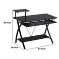 thumbnail image 4 of BenJara Modern day Computer Desk, Black, 4 of 4