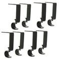 thumbnail image 1 of Paquete de 8 soportes de barra de cortina de metal para cortinas para barra de 0,62 pulgadas, acero resistente, negro, 1 of 8
