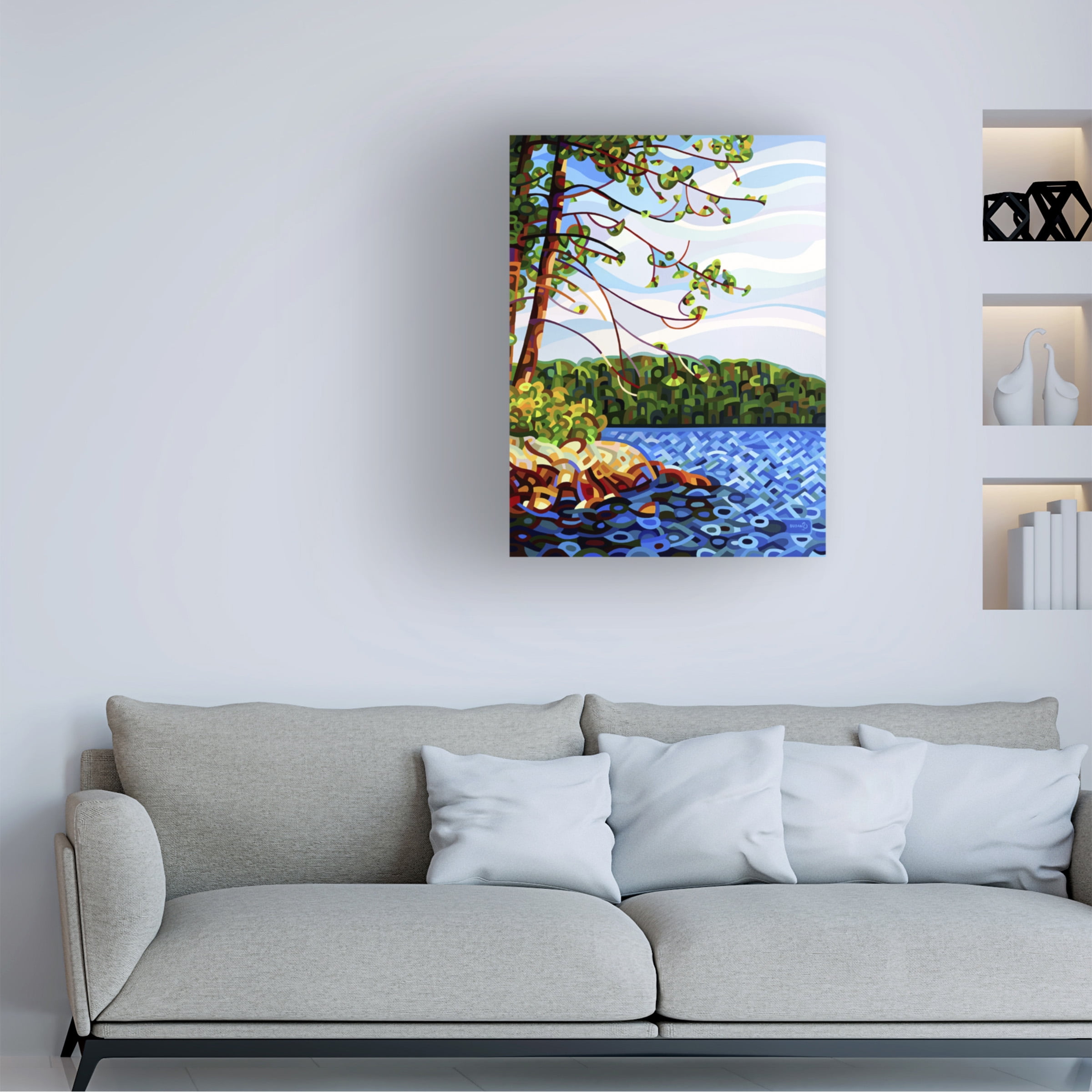 Mandy Budan 'View From Mazengah' Canvas Art