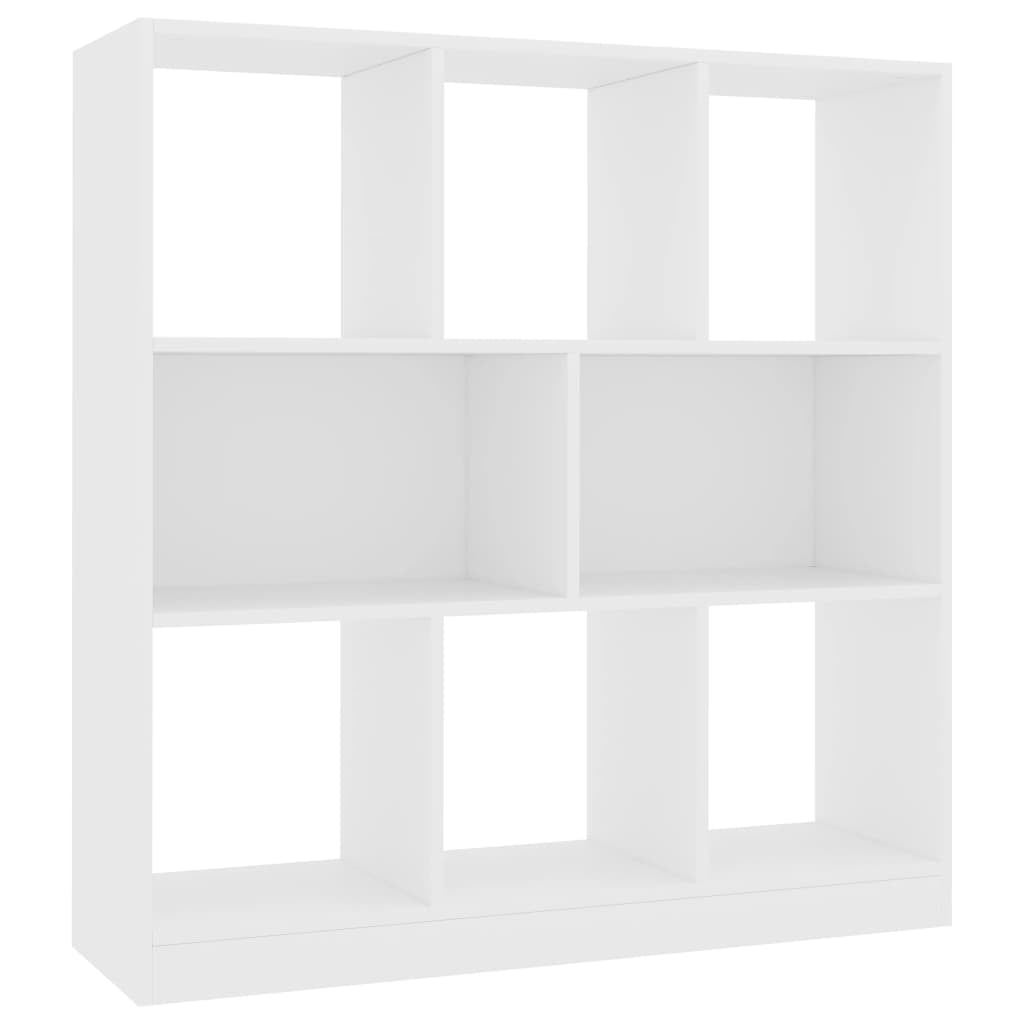 Kepooman 38" Modern Floor-Standing Irregular Grid Storage Bookshelf for Books Photos, White Kepooman 38" Modern Floor-Standing Irregular Grid Storage Bookshelf for Books Photos, White