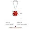 thumbnail image 3 of SIfdSeng Full Diamond Snowflake Necklace Creative Christmas Gift Pendant Necklace, 3 of 9