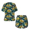 thumbnail image 5 of Lsque Sunflowers Women's Short-Sleeved Pajama Set - 2 Piece Soft and Lightweight Sleepwear Set-4X-Large, 5 of 9