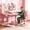 Pink #1, variant on 【US Shipped】 Kids Desk Chair Set, Children Table and Chair Set Multi Functional Widened Desktop with Tilt Book Stand Drawer Cartoon Pattern Height Adjustable School Study Desk Set for Boys Girls