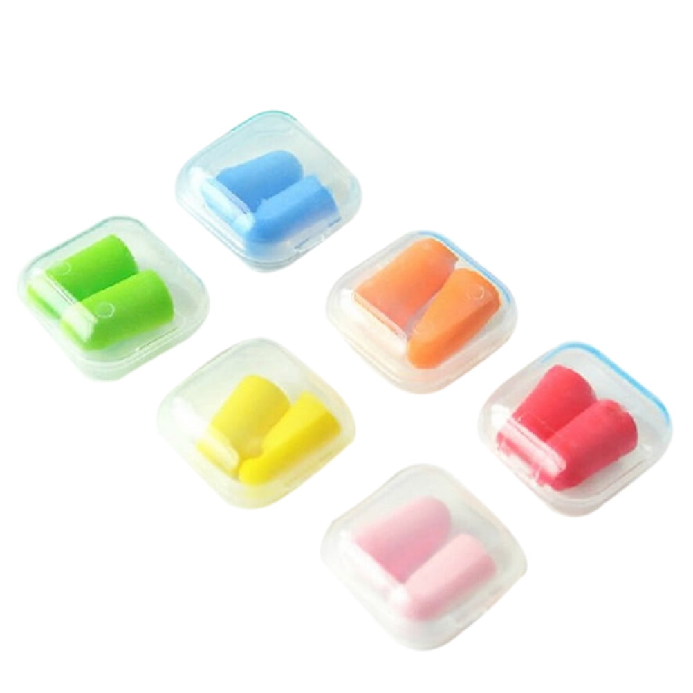 Earplugs Soft Foam Plugs Candy-Color Noise Prevention Snore Sleep 1/2/5 PaiRSDE 