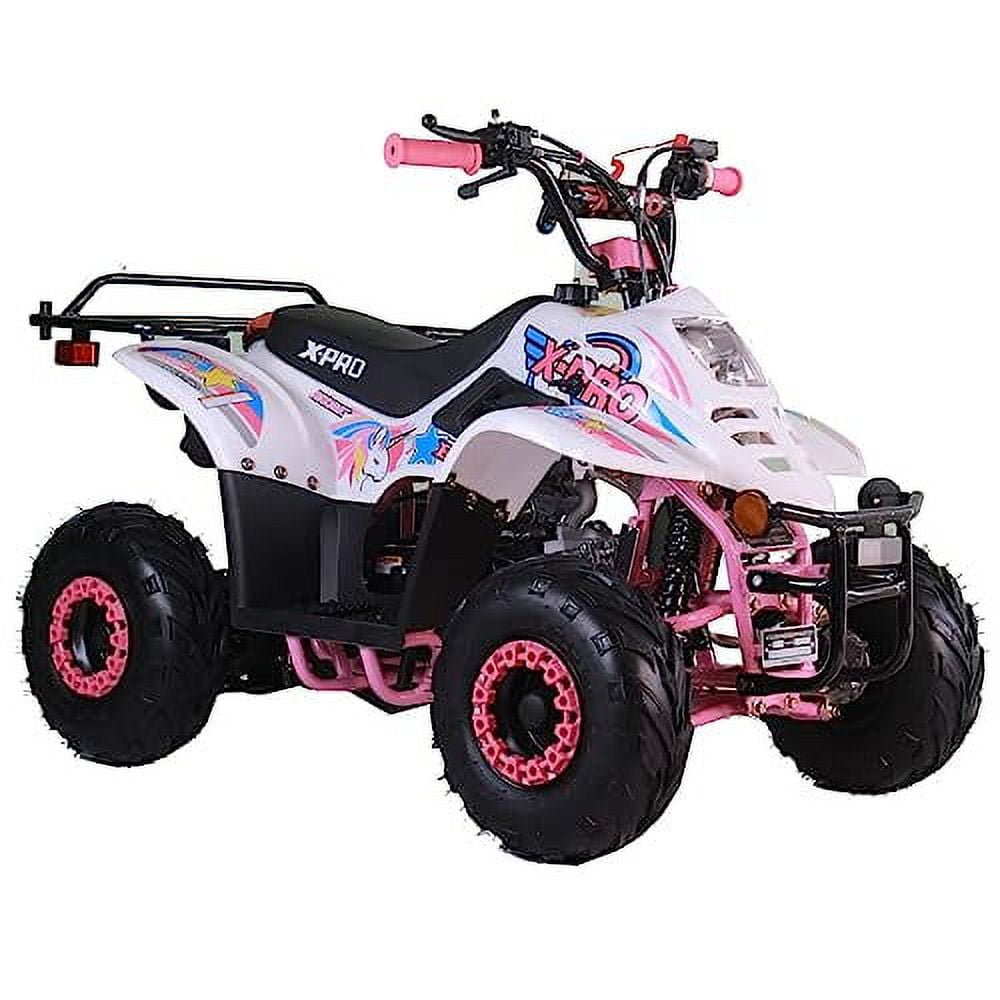 X-Pro Brand New Bolt 110cc Gas ATV 2025 ver. with Automatic Transmission 14.5" Wheels Remote Control Rear Rack