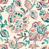 Better Homes & Gardens Floral Peel & Stick Wallpaper, Playful Jacobean, Multicolor, 18" x 18.86'