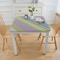 thumbnail image 3 of nygtbtfer  Easter Cottage Pastel Stripe Vinyl Flannel Backed Tablecloth, Spring Striped Vinyl Tablecloth with Flannel Backing, 3 of 7