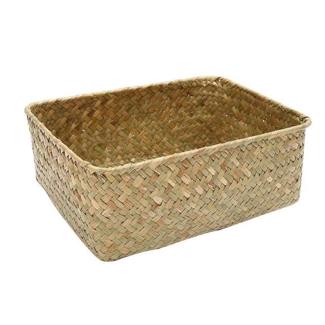 Cesta De Almacenamiento Cesta De Almacenamiento Tejida Organizador Para Armario Dormitorio Baño Oficina Sweethay HA036205-00