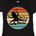 thumbnail image 4 of Inktastic Octopus Vintage Sunset Boys or Girls Baby Bodysuit, 4 of 5