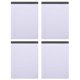 thumbnail image 1 of 4 blocs de notas rayados desprendibles, cuaderno de escritura suave, bloc de notas A4 desprendible, bloc de notas de gestión de oficina, 1 of 7