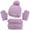 Purple, variant on Little Boys Girls Winter Knit Beanie Hat Gloves Set for Girls Boys with Pompom,Kids Soft Stretch Hat Scarf Mitten Set Fleece Lined Set 3 Pieces for 1-6Y