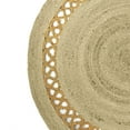 thumbnail image 5 of Oussum Hand Woven Natural Jute Area Rug Round Indoor Home Décor Area Runner Online, 5 of 7