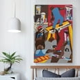 thumbnail image 5 of Jacob Lawrence Print Painting (17) Room Aesthetic Poster Print Art Wall Painting Canvas Posters Gifts Modern Bedroom Decor 12x18inch(30x45cm), 5 of 6