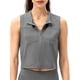 thumbnail image 1 of Chaleco deportivo mujer casual sin mangas con cremallera, 1 of 5