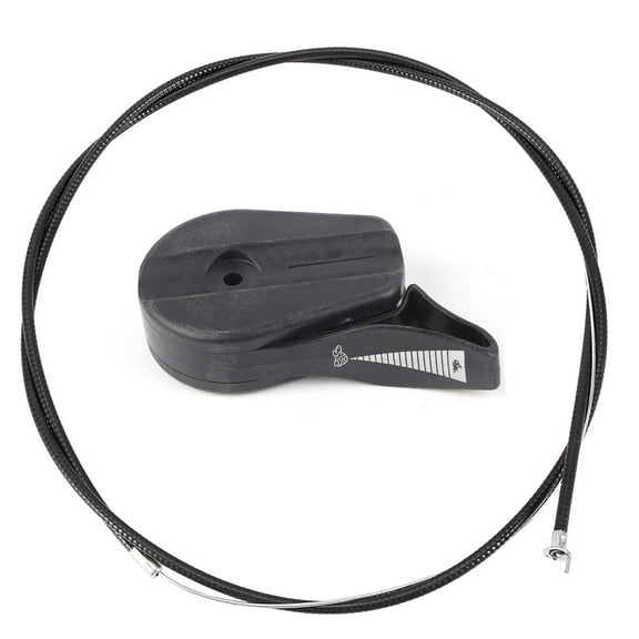 Throttle Cable Kit ,Lawnmower Throttle Lever,Universal Throttle Cable Switch Control Replacement Kit For Garden Lawnmowers[Black]