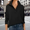 thumbnail image 2 of Womens Tops Wool Blend Shirts Fall SweatShirts Outfits Blouses For Women, 2 of 5