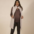 thumbnail image 4 of Maternity Motherhood® Long Puffer Vest Color: Olive Size: XXL-MAT, 4 of 4