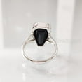thumbnail image 6 of Coffin Shape Black Onyx Ring, Natural Black Onyx Ring, December Birthstone, Womens Ring, Coffin Ring, 925 Sterling Silver, Christmas, Handmade, Statement Jewelry, Coffin Shape Gemstone Ring, 6 of 6