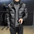 thumbnail image 3 of Parkas cortas acolchadas para hombre, abrigos acolchados para hombre, rebajas de invierno, moda 2024, ropa de estilo coreano Harajuku 2024 moderna, 3 of 5