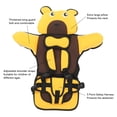 thumbnail image 3 of Asiento de Automóvil de Refuerzo Infantil, Highback de 5 Puntos Arnés Space Space Saving Arness Booster Para Acampar, 3 of 7