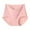 Pink, variant on Fesfesfes Silk Underwear For Womens Fashion Briefs Comfortable Cotton High Waist Underwear Women Panties