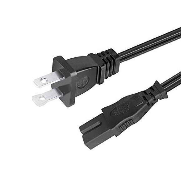 8.2ft 2 Prong Power Cord for Vizio E500I-A1 E701I-A3 E390I-A1 E55-C2 E320-B2 E60-C3 E65-C3 E70-C3 E320B2 E390-B0 E320i-B1 E390iB1 TV AC Power Cord Cable Replacement