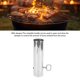 thumbnail image 3 of Tubo De Estufa Con Amortiguador, 304 Acero Inoxidable Engrosado, Manija Rotatable, Estufa De Carpa De Campamento, Extracción De Humo De Escape De Ventilación, Portátil, 3 of 7