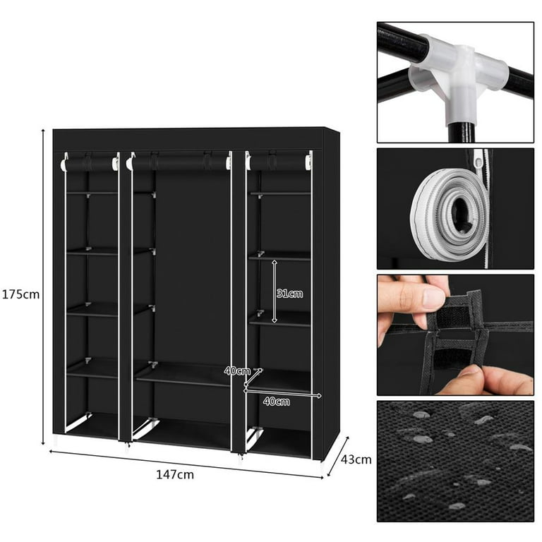 mycloset.jp Ktaxon-69-Portable-Clothes-