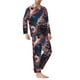 thumbnail image 2 of Fotbe Ocean Seahorse Pijama de Hombre con Estampado de Manga Larga, Conjunto de 2 Piezas, Ropa de Dormir Suave y Cómoda con Bolsillos-Small, 2 of 7