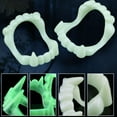 thumbnail image 7 of Opolski 5Pcs Halloween Teeth Glow Dentures Simulated Glow in The Dark Plastic Halloween Vampires Fake Teeth for Festival Masquerade, 7 of 7