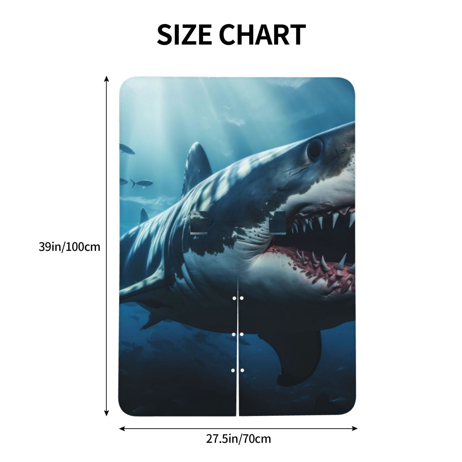 Naloa 3D Realistic Shark Baby Car Seat Cover, Breathable Baby Carrier Cover, Multiuse Baby Carrier Cover & Nursing Breastfeeding Cover