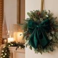 thumbnail image 4 of JHRGJIO Christmas Bow Decoration, Velvet Christmas Tree Bows Hanging Decor, Suitable For Christmas Trees Wreaths Door Wall Decorations And Festive Home Party Arrangements, 4 of 6