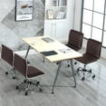 thumbnail image 4 of Alden Design Task Chair with Swivel & Adjustable Height, 265 lb. Capacity, Brown, 4 of 8