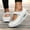K-White, variant on Women's Fashion Casual Mesh Women Dress Casual Shoes Breathable Lace Up Sneakers Casual Wedge Shoes for Women Closed Toe Loafers Shoes