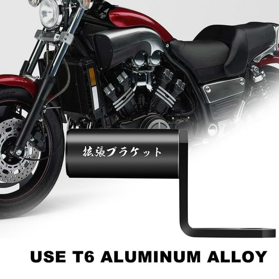 SPRING PARK Motorcycle Rearview Mirror Holder Multifunctional Extension Bracket Aluminium Headlight Mount for Motorbike Modification
